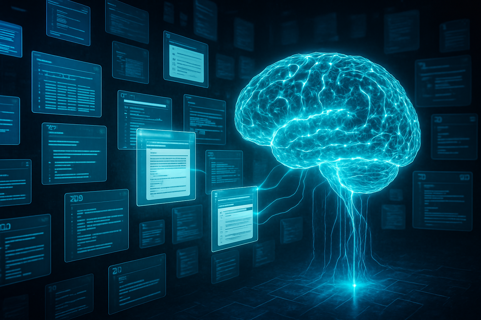 A custom AI agent analyzing a company's internal knowledge base of documents and data. A custom AI agent analyzing a company's internal knowledge base of documents and data.