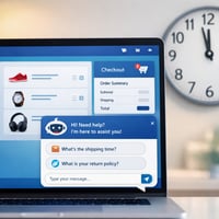 E-commerce dashboard showing digital strategies to reduce cart abandonment rate using conversational AI.