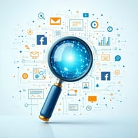 AI analyzing competitor activities for strategic business insights.