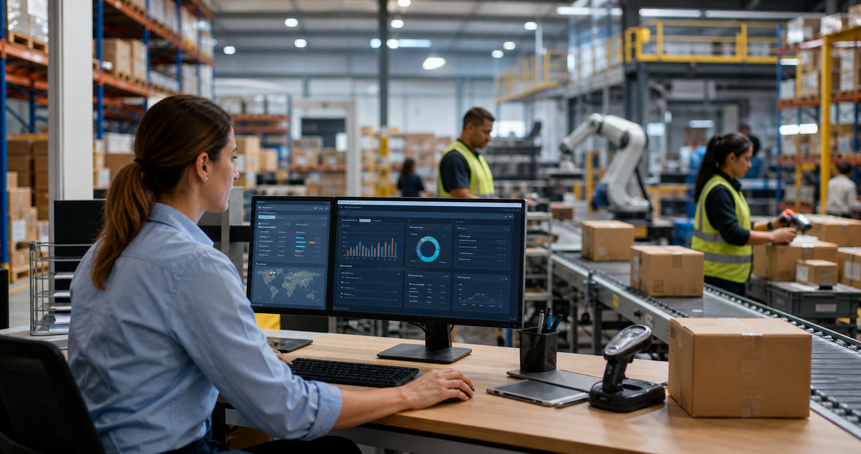 An operations dashboard demonstrating ai in ecommerce examples for automated order fulfillment workflows.