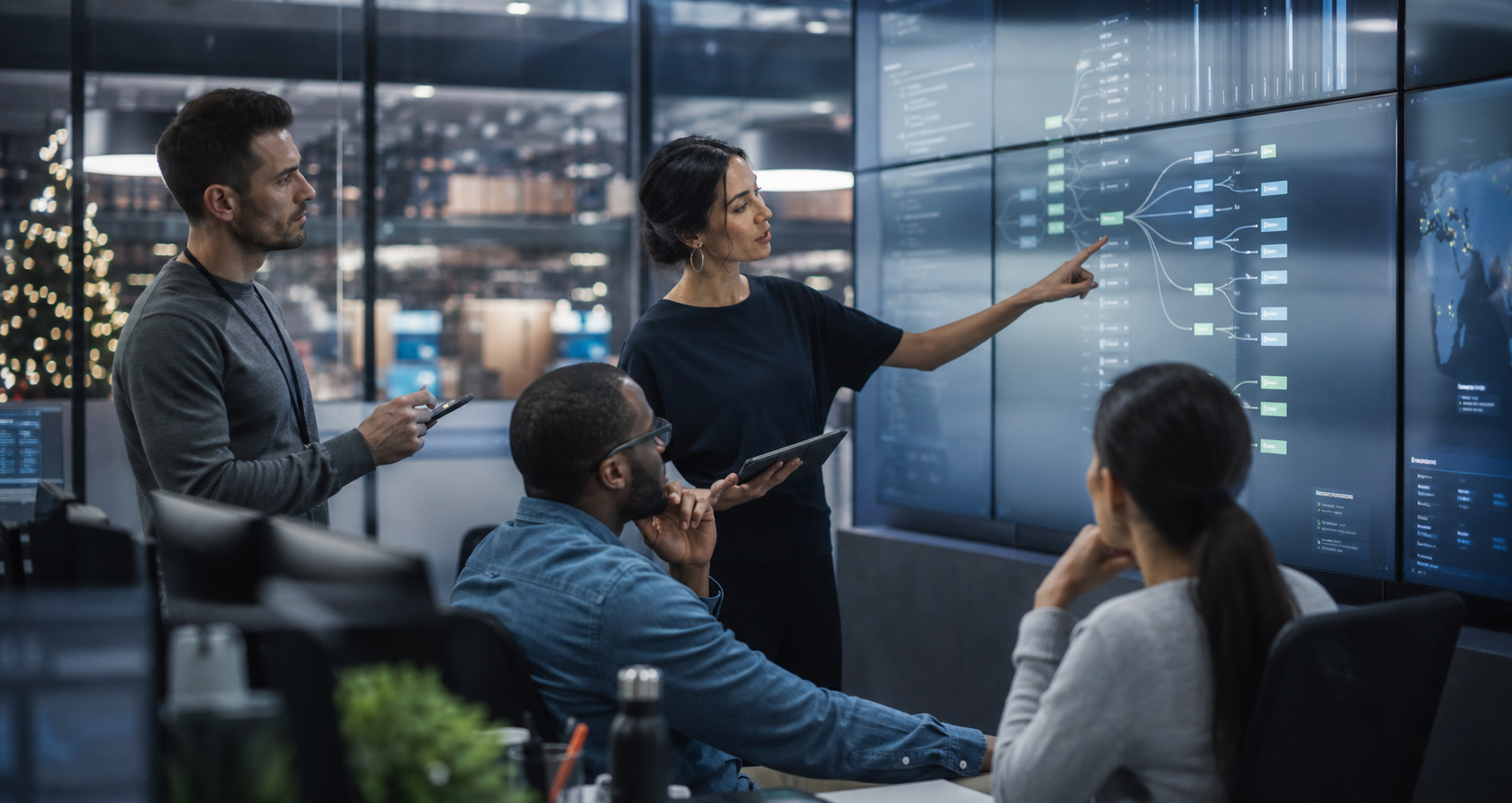 An enterprise operations team utilizing ai for ecommerce to automate support ticket workflows during peak season.