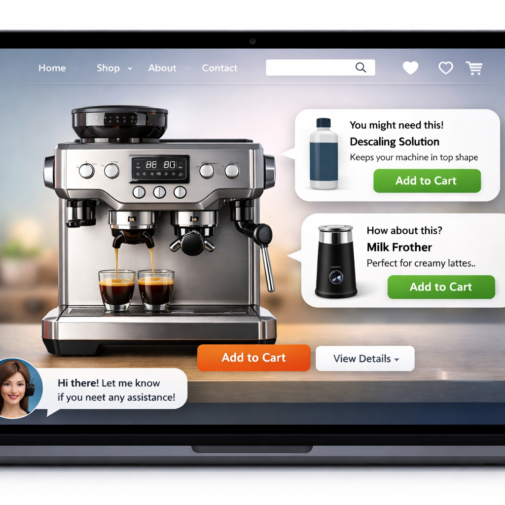 E-commerce dashboard showing strategies to increase average order value and aov ecommerce metrics using AI automation.
